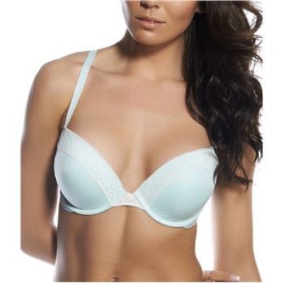 Calvin Klein Modern Signature Push-Up Bra Marina * Fri Frakt * * Kampanj *  - Underkläderbutiken